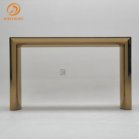 Table console dorée table console en marbre de luxe tables console modernes en acier inoxydable