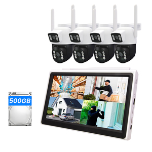 8MP Wifi Mạng Hệ thống camera 8CH không dây NVR Kit 10.1 inch màn hình CCTV Home an ninh Hệ thống giám sát CMOS HDD ghi âm - Product Image 1