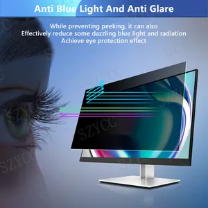 Computer Anti Glare Anti Blue Light Screen Protector 360 Degree Privacy Screen Protector Anti Spy Filter 19 Inch