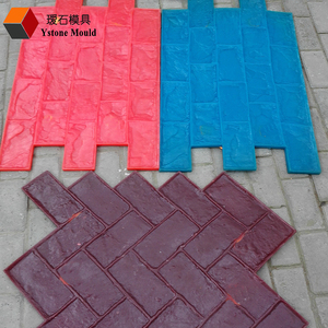 Molde de hormigón de silicona para fundición de suelo decorativo - Product Image 6