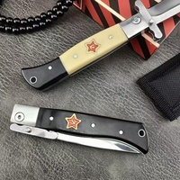 Couteau de chasse tactique pliable pour la survie en plein air, lame 440C, best-seller en Russie