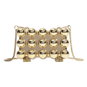 Toptan bayanlar moda Crossbody çanta akrilik malzeme yapılmış farklı desenler ile küçük kore niş çanta - Product Image 5