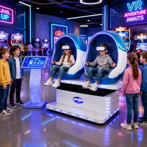 9D VR Egg Chair Kino-Simulator <span class=keywords><strong>3D</strong></span> VR-Headsets Brillen Virtual-Reality-Spiele-Ausrüstung für Vergnügungsparks und Spielhallen - Product Image 1