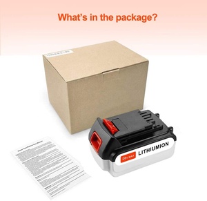 Pour <span class=keywords><strong>Black</strong></span> <span class=keywords><strong>et</strong></span> Deckers LBXR20 18V 20V 6.0Ah batterie lithium-ion perceuses sans fil <span class=keywords><strong>outils</strong></span> électriques LB20 LBX20 - Product Image 6