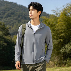 7030 Chaqueta de Protección Solar para Parejas UPF50+ con Efecto Refrigerante, Transpirable y Ligera, Conjuntos a Juego para Él y Ella, Camiseta de Protección Solar al por Mayor - Product Image 4