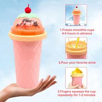 Nouveau 2024 Gobelet en silicone pour slush, modèle amélioré 500 ml, Gobelet magique pour boissons glacées, grande capacité, Gobelet de refroidissement, Mug à congeler