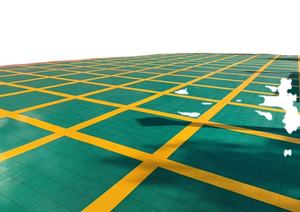 Baldosas ensambladas de plástico PP para cancha de baloncesto interior/exterior - Product Image 6