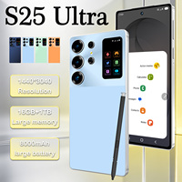 S25 Ultra 5G Akıllı Telefon Android 15 Deca Core 16GB RAM 1TB Depolama Alanı 90Hz HD LED Ekran Çift SIM 108MP Kamera