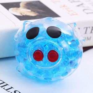 TOYSRUNNER Unisex Educational Pinocchio Squeezing <b>Bead</b> Toys 5-7 Years 6*5.5cm <b>Silicone</b> Squishy Mesh Ball Anti-Stress - Product Image 3
