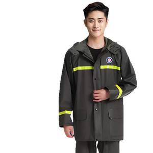 Conjunto de Pantalones y Chaqueta Impermeable para Hombre, Tipo Dividido, para Vehículos Eléctricos, Protección Completa <span class=keywords><strong>contra</strong></span> <span class=keywords><strong>Lluvia</strong></span> Intensa, Capa Adhesiva Impermeable - Product Image 5