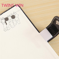 Carnet de notes tendance, agenda, papeterie, produit personnalisé imprimé, couverture en cuir PU, petits blocs-notes 2042