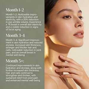 <span class=keywords><strong>Complejo</strong></span> de Colágeno Líquido de Origen Marino, Péptidos Hidrolizados, 5g por Porción con Vitamina C, Biotina y Ácido Hialurónico - Product Image 6