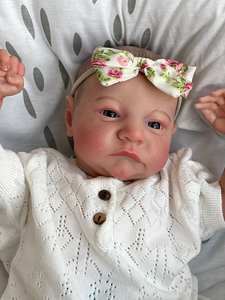 Muñeca <span class=keywords><strong>Reborn</strong></span> de Silicona de 49 cm, Económica, Realista, para Niñas, Muñecas <span class=keywords><strong>Reborn</strong></span> de Silicona, Bebé Recién Nacido - Product Image 5