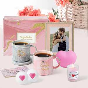Regalos para Recién Casados, Regalos para Novias con Vela Aromática, Bomba de Baño, Marco de Fotos, Venta Directa de Fábrica, Regalos de Compromiso para <span class=keywords><strong>Parejas</strong></span> - Product Image 5