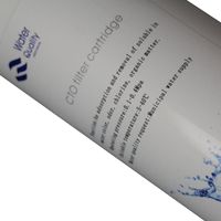 YenvQee 11U-3/8-CTO Bloc de charbon actif de coque de noix de coco de 11 pouces pour l'élimination du chloroforme et l'adsorption de l'iode, 600 mg/g, 5,0 microns, pour l'eau