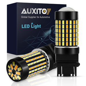 AUXITO LED <b>Bulb</b> 6000K <b>White</b>/4300K Amber Yellow Light DRL Turn Signal Lamp - Product Image 1