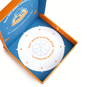 Boîte d'expédition personnalisée pour pizza, en carton ondulé B/E, pliable, avec option de personnalisation - Product Image 5