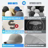 Gorra Trucker Snapback de Alta Calidad para Hombre, Diseño 2026 B&X OEM, de Algodón Liso con Paneles Bordados, Gorras de Béisbol con Logotipo Personalizado
