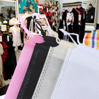 Sacs à cordon non tissés WENLUO 4*5CM pour T-shirts, imprimés sérigraphiés, rose, noir, beige, recyclables, pour supermarché - Stock eBay