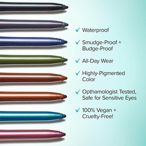 Crayon pour les yeux non fleurissant en gros, longue durée, ne se décolore pas, crayon pour les yeux coloré sexy pour femmes - Product Image 3