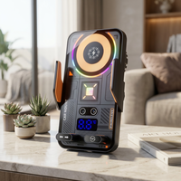 Support de charge sans fil multifonctionnel intelligent à infrarouge 15W à serrage automatique pour prise d'air domestique avec capteur infrarouge et charge rapide