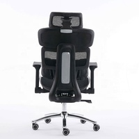 Vente chaude asiatique été réglable soutien lombaire 6d bras maille exécutif patron chaise meilleure chaise de bureau pour de longues heures maux de dos
