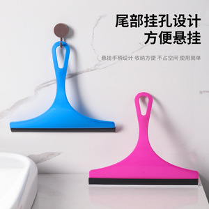 Window <b>Squeegee</b> Soft Rubber Cleaning Tool For Glass Window With Hanging Hole Design - Product Image 1