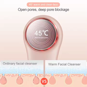 Водонепроницаемая перезаряжаемая щетка для очищения лица для мужчин и женщин, очиститель пор, скрабер для лица, эксфолиатор, массажер, электрический скраббер для лица - Product Image 5