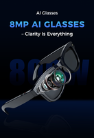 Prix Usine OEM Lunettes Intelligentes IA avec Caméra 500W HD pour Photos, Navigation, Traduction, Enregistrement Vidéo, Appels et Bouton Tactile Ultra