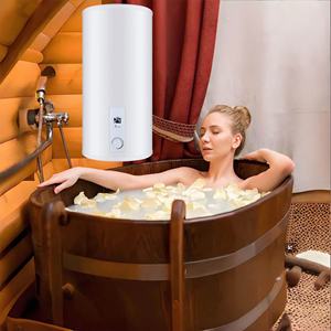 Caja Metálica Ligera y Delgada <span class=keywords><strong>de</strong></span> 30-100L con Tanque Interior <span class=keywords><strong>de</strong></span> Acero Inoxidable, Cilindro <span class=keywords><strong>de</strong></span> Almacenamiento Vertical para Montaje en Pared, Uso Doméstico - Product Image 2