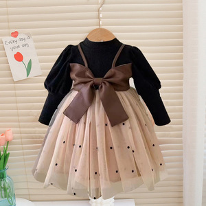 Vestito Estivo per Bambine 1-6 Anni, Nuovo Stile 2026, Abito Senza Maniche con Motivi Floreali - Product Image 1