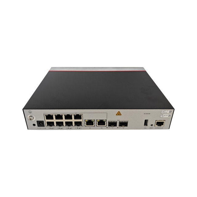 HW AC6508 wireless AC controller can manage 256 new APS, 8 ports of new products, 1 Gigabit power and 2 10 Gigabit light