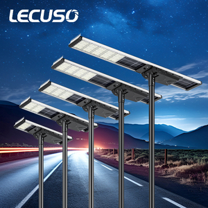 Intelligent All in One Led Solar <strong>Street</strong> <strong>Light</strong> 50W 80W 100W Bright Outdoor Solar Powered <strong>Street</strong> <strong>Lights</strong> With Remote - Product Image 1