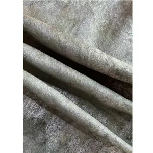 Polyester silk velvet upholstery fabric used for sofa DUBAI