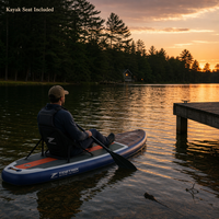 Planche de surf aquatique tout-terrain JADE avec capacité de charge de 400 kg pour la plage, le lac, la rivière et l'océan