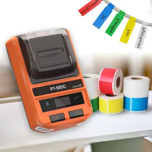 Mobile Printer PT-50DC Portable Mobile Document Mini Printer For Mobile Phone Android PC Bluetooth USB NFC Label Printer