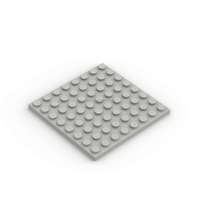 KAKUBI N°41539 Plaque 8x8 à picots, briques de construction classiques en plastique ABS, accessoires de bricolage, plaque de base carrée, jouets éducatifs pour 8-13 ans