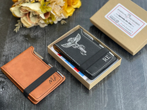 Mini Blocco Note Personalizzato con Penna, in Similpelle Grezza Incidibile, Ideale come Regalo di <span class=keywords><strong>San</strong></span> <span class=keywords><strong>Valentino</strong></span> - Product Image 4