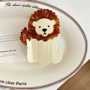 กิ๊บติดผมอะซิเตทลายการ์ตูนสัตว์น่ารัก ดีไซน์เป็ด ฉลาม สำหรับผู้หญิง - Product Image 5