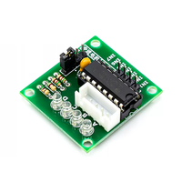Placa controladora de motor paso a paso de 5 cables y 4 fases, placa de prueba ULN2003, accionamiento de polo positivo-negativo de 5 V