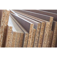 Tablero de Partículas de Melamina 4x8, Grado E0 E1, 16mm 18mm 20mm, Aglomerado Laminado Blanco para Muebles