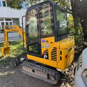 Miniexcavadora Komatsu PC20 usada de 0.1 toneladas, motor Cummins, bomba hidráulica Kawasaki, motor original de Japón, 1200-2000 horas, 90% nueva. - Product Image 1
