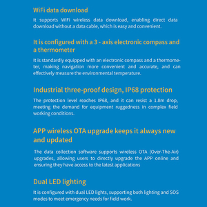 Unistrong G20 GPS định vị gnss thu thập dữ liệu cầm tay đầy đủ chòm sao phối hợp Navigator Diện Tích Đất dụng cụ đo lường - Product Image 4