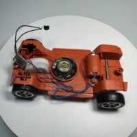 Scheda Circuito COB XZT per Auto Giocattolo Luminosa Arancione, Materiale PCB 11.7x9.8mm, Spessore 1.6mm