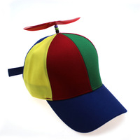 Gorra de Béisbol con Diseño de Libélula con Hélice Desmontable, Novedad para Fiestas, Creativa, para Primavera y Verano, para Adultos y Niños