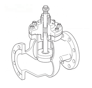 Actionneur de vanne pneumatique OEM Spirax Sarco PN9123E Série Spira-Trol Vannes à siège unique à deux voies Série K Vanne de régulation à globe KE43 - Product Image 4