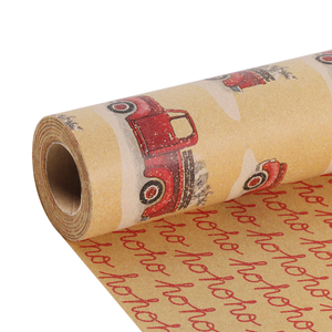 Thickened Matte Craft <b>Paper</b> Double-sided Pattern Red Car Wrapping <b>Paper</b> Factory Direct Party Gift Packaging <b>Paper</b> - Product Image 4