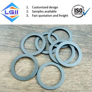 Arandela de junta plana ultrafina Diámetro interior M7.8 M8 Grafito Negro Nylon Plástico Categoría de producto - Product Image 2