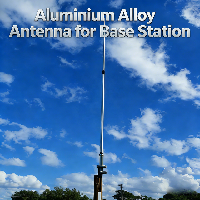 2.8m HHTX High Gain Antenna Diamonds Aluminium Alloy Base Station CP22E VHF Radio 142-170MHz Vertical Polarization PL259