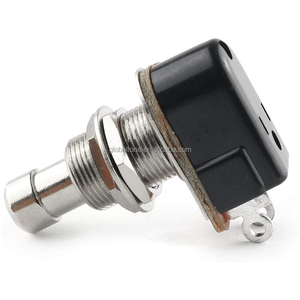Momentary cảm ứng chân chuyển đổi thường mở SPST 2 Pin stomp hộp push button <span class=keywords><strong>switch</strong></span> cho Guitar hiệu ứng bàn đạp - Product Image 4